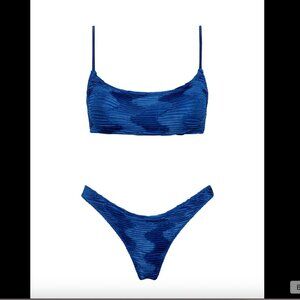 Triangl Swimwear MICA – SEREN Bikini – Navy – XS Top / S Bottom
